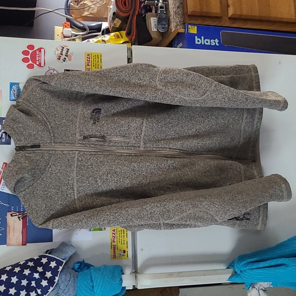 Men's North face Gordon Lyons hoodie full zip beige